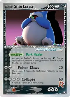 Rocket's Snorlax ex 104