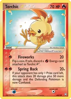Torchic Gold Star 108