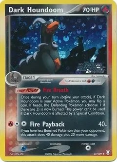 Dark Houndoom Reverse Holo 37