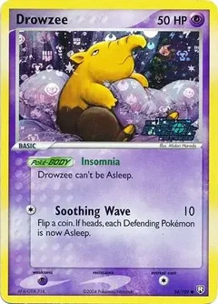 Drowzee Reverse Holo 54