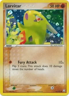 Larvitar Reverse Holo 62