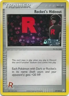 Rocket's Hideout Reverse Holo 87
