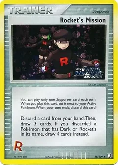 Rocket's Mission Reverse Holo 88
