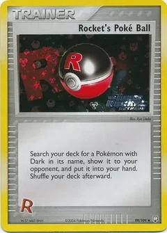 Rocket's Poke Ball Reverse Holo 89