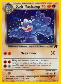 Dark Machamp Holo 10