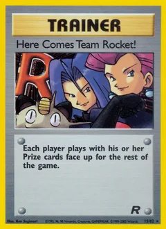 Here Comes Team Rocket! Holo 15