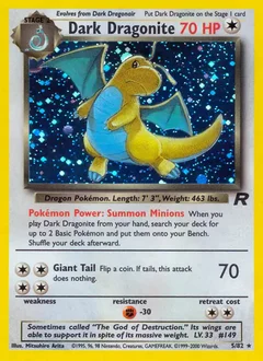 Dark Dragonite Holo 5