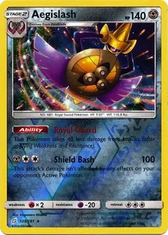 Aegislash Reverse Holo 109