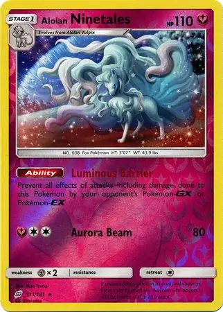 Alolan Ninetales Reverse Holo