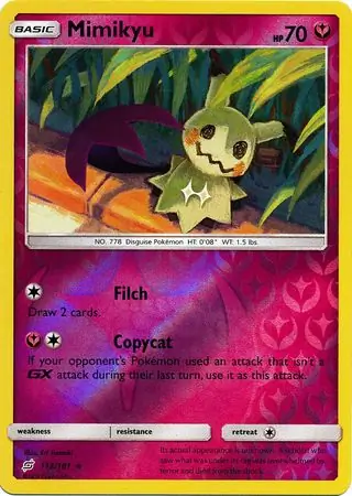 Mimikyu Reverse Holo