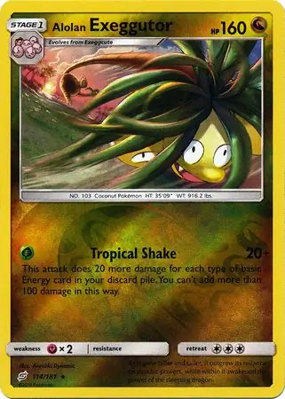 Alolan Exeggutor Reverse Holo