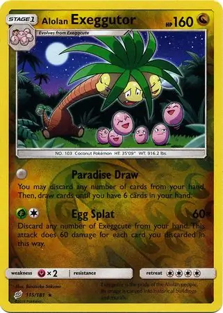 Alolan Exeggutor Reverse Holo