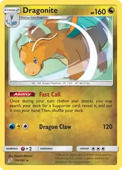 Dragonite Holo 119