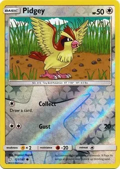Pidgey Reverse Holo 121