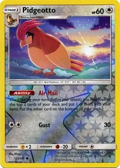 Pidgeotto Reverse Holo 123