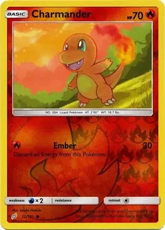 Charmander Reverse Holo 12