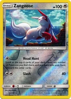 Zangoose Reverse Holo 132