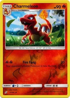 Charmeleon Reverse Holo 13