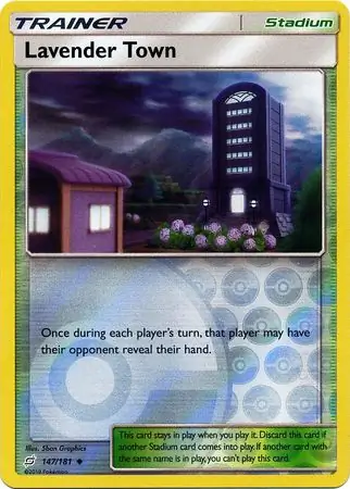Lavender Town Reverse Holo