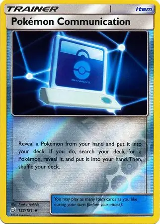 Pokemon Communication Reverse Holo