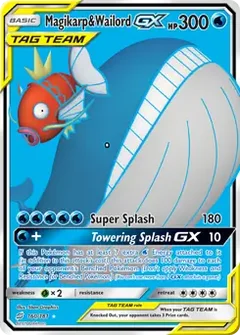Full Art Magikarp & Wailord GX 160