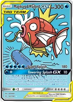 Full Art Magikarp & Wailord GX 161