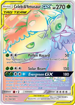 Celebi & Venusaur GX Secret