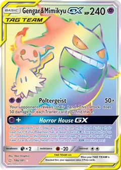 Gengar & Mimikyu GX Secret 186