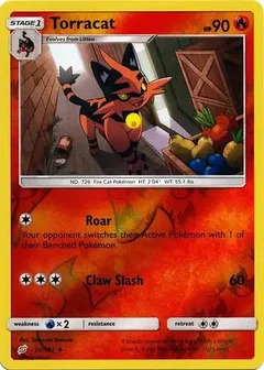 Torracat Reverse Holo 21