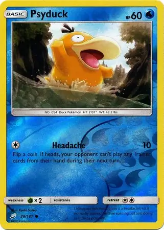 Psyduck Reverse Holo