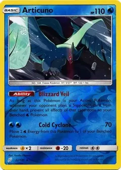 Articuno Reverse Holo 32
