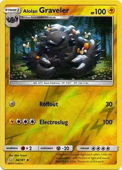 Alolan Graveler Reverse Holo 36