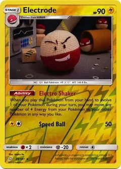 Electrode Reverse Holo 39