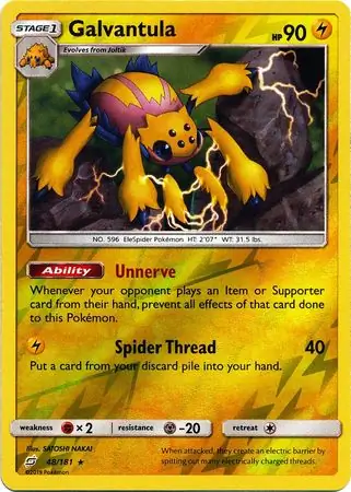 Galvantula Reverse Holo