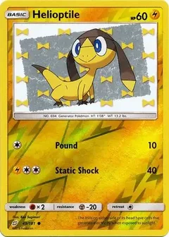 Helioptile Reverse Holo 49
