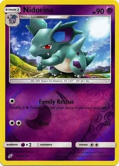 Nidorina Reverse Holo 55