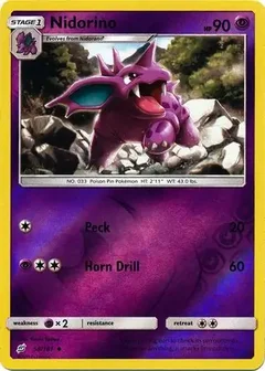 Nidorino Reverse Holo 58