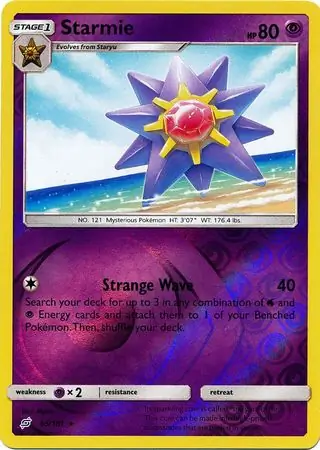 Starmie Reverse Holo