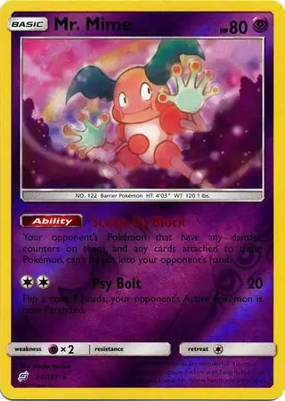 Mr. Mime Reverse Holo