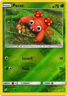 Paras Reverse Holo 6