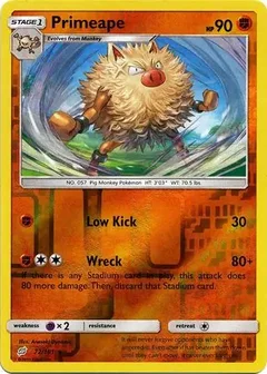 Primeape Reverse Holo 72