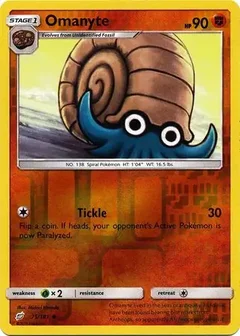 Omanyte Reverse Holo 75
