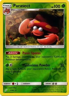 Parasect Reverse Holo 7