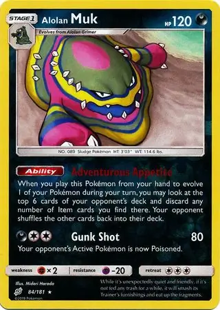 Alolan Muk Reverse Holo