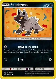 Poochyena Reverse Holo 86
