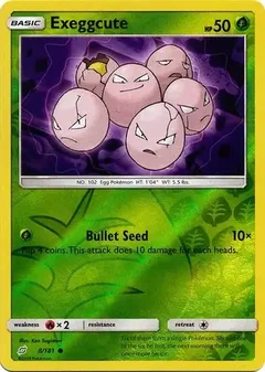 Exeggcute Reverse Holo 8
