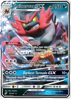 Incineroar GX 97