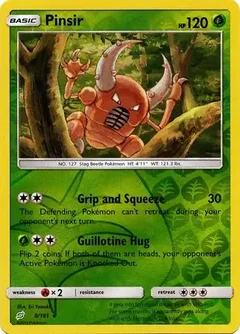 Pinsir Reverse Holo 9