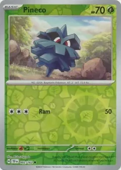Pineco Reverse Holo 002