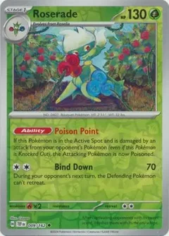 Roserade Reverse Holo 009